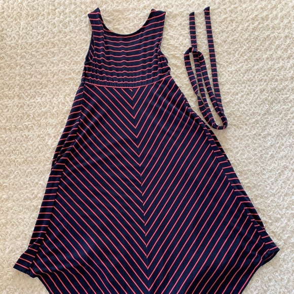 Isabel Maternity midi striped dress - Picture 3 of 5